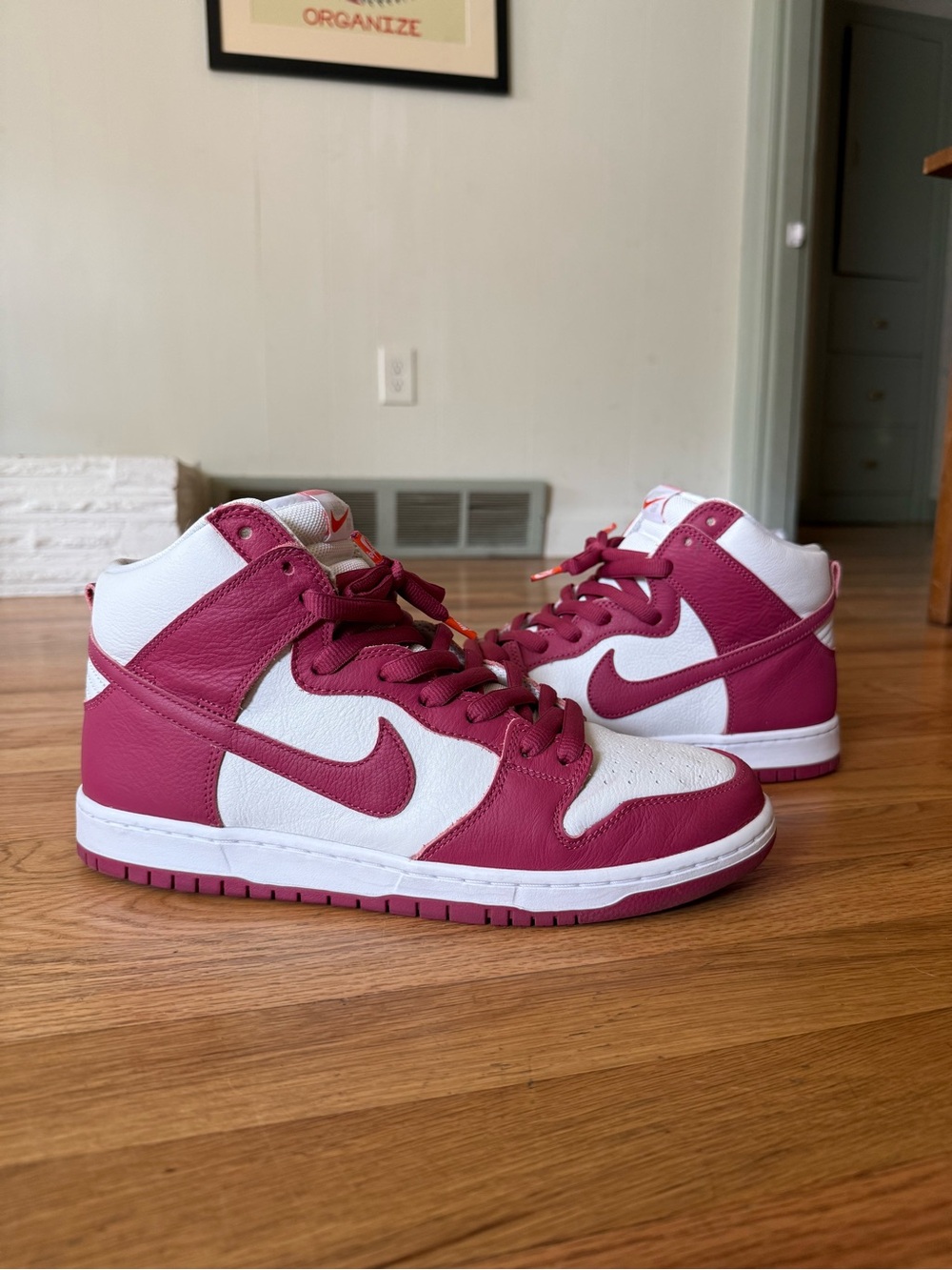 Nike SB Dunk Hi Orange label - Sweet Beet